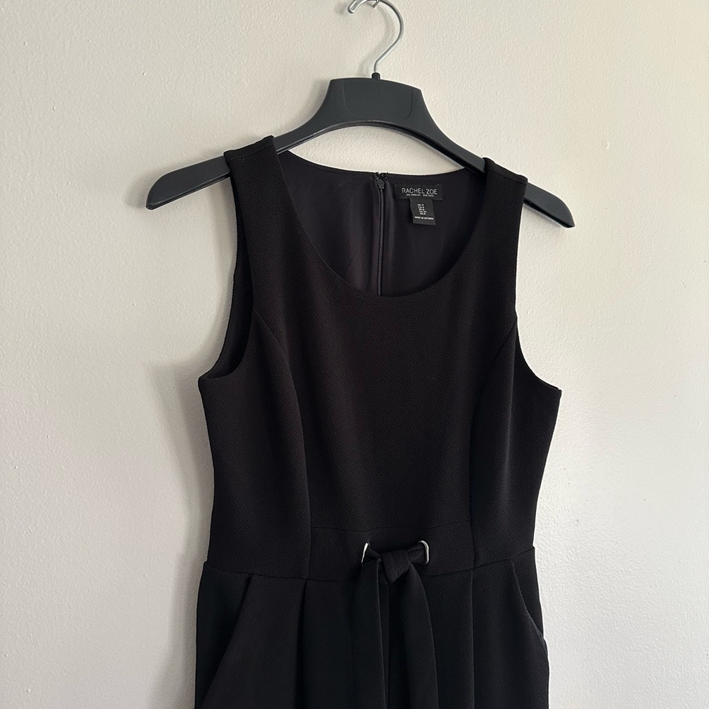 Rachel Zoe Black Cropped Pant Jumpsuit